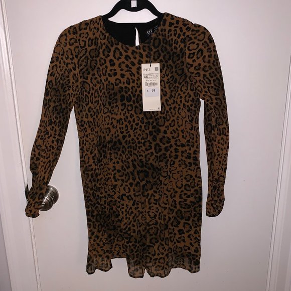 ZARA Romper/Mini Shift Dress NWT - Picture 1 of 3